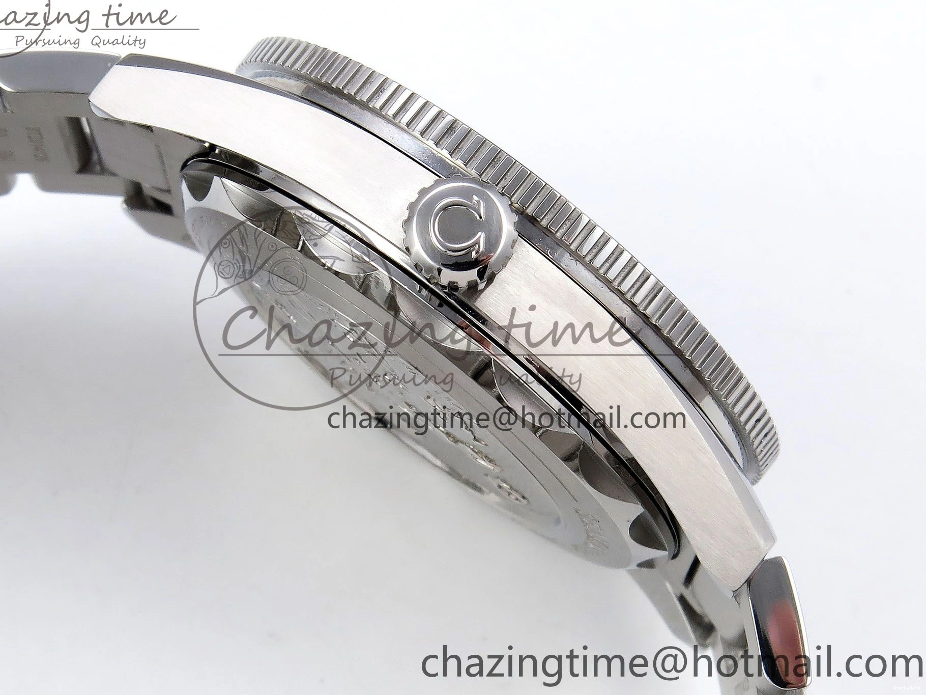 0308 Seamaster 300 Heritage VSF 1:1 Best Edition Blue Dial on SS Bracelet A8912 Super Clone Packable 7716